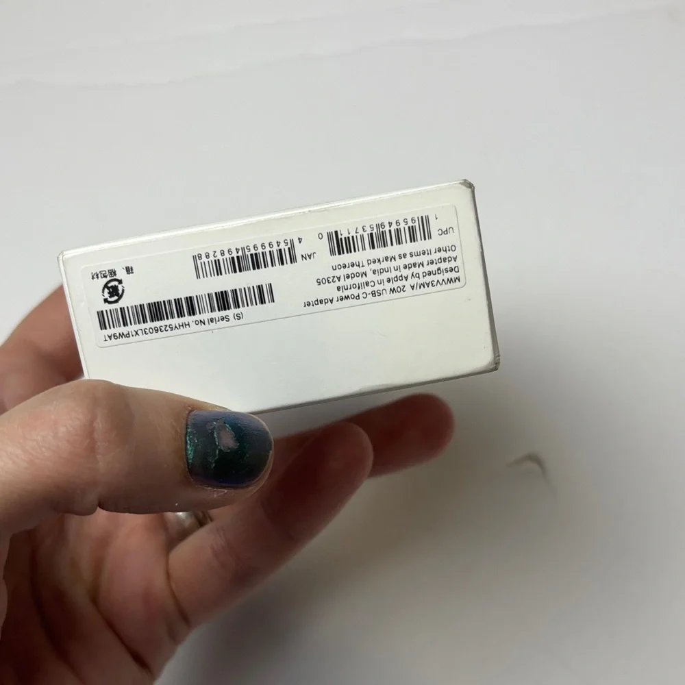 Apple USB-C‎ 20W power adaptor